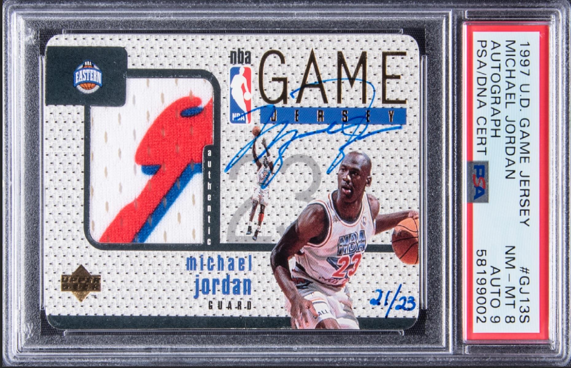 1997-98 Upper Deck #GJ13S Michael Jordan: $2.1 million (£1.5m)